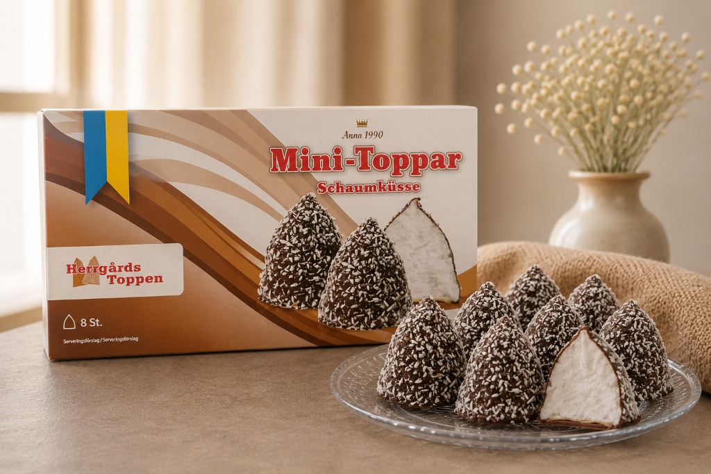 Minitoppar 8-pack kokos