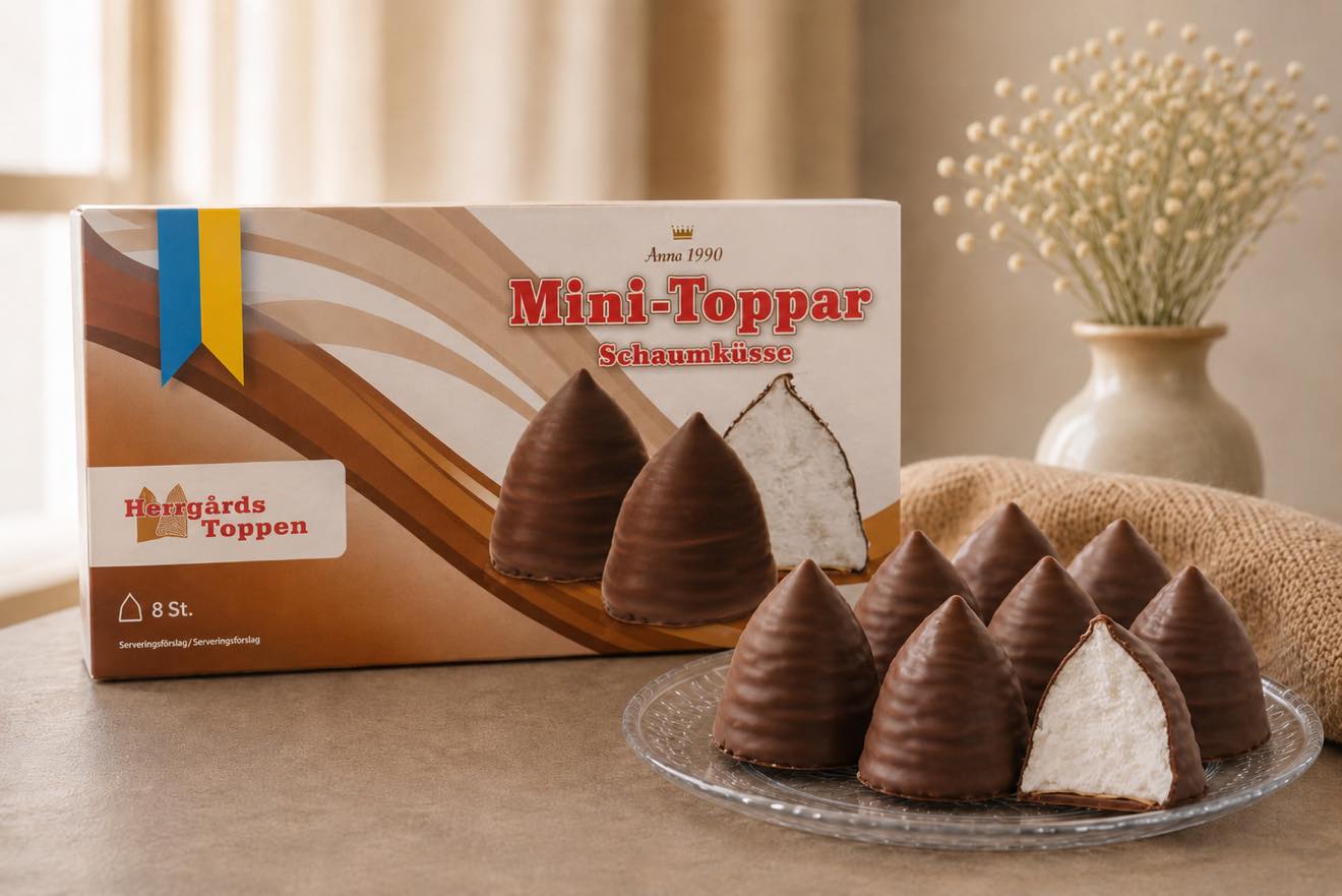 Minitoppar 8-pack choklad