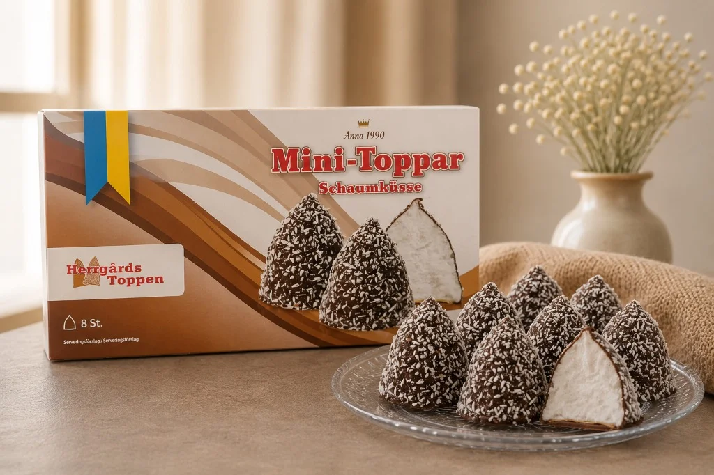 Minitoppar 8-pack kokos