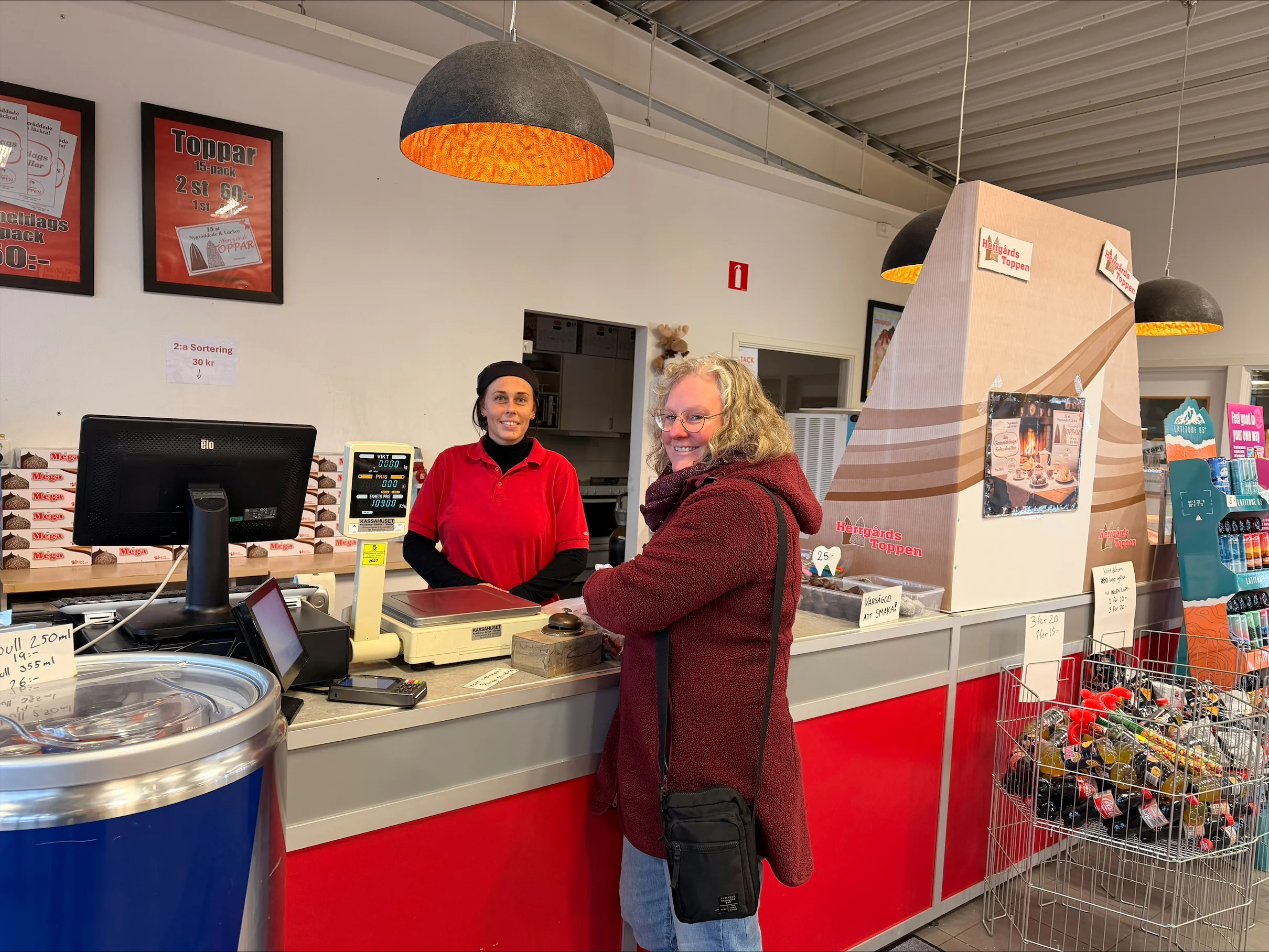 Herrgårdstoppens butik och fabrik i Strömsnäsbruk