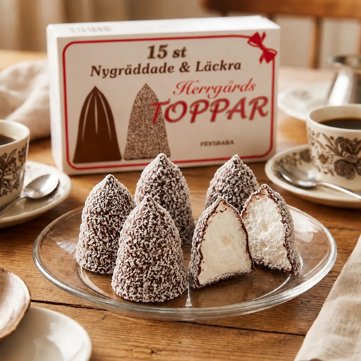 Kokostoppar 15-pack